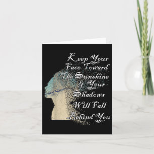 Inspirational Gifts For Women Graphic &amp; Quote  Card