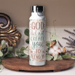 Inspirational God Did Not Create You to Blend In Water Bottle<br><div class="desc">Inspirational God Did Not Create You to Blend In Water Bottle.</div>