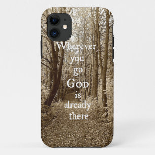 Inspirational God Quote; iPhone 11 Case