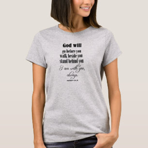 Inspirational God Will Quote with Bible Verse T-Shirt