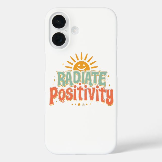 Inspirational Good Vibes and Happiness Case-Mate iPhone Case (Back)