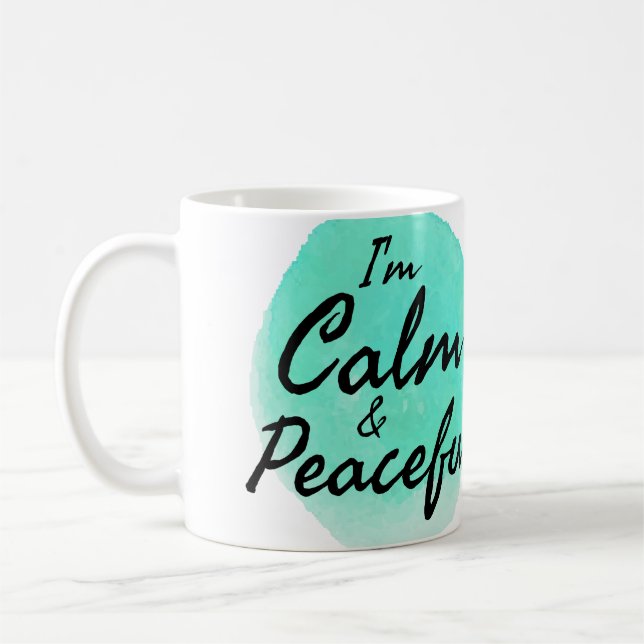 Inspirational good vibes for hard workers coffee mug (Left)