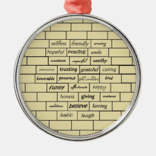 Inspirational Graffiti Ornament