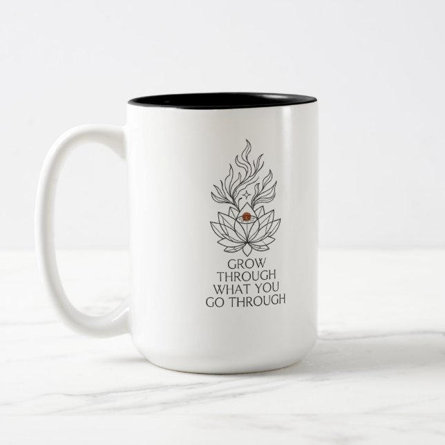 Inspirational Graphic Coffee Mug (Left)