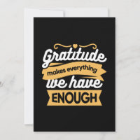Inspirational Gratitude Typography Quotes