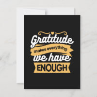 Inspirational Gratitude Typography Quotes