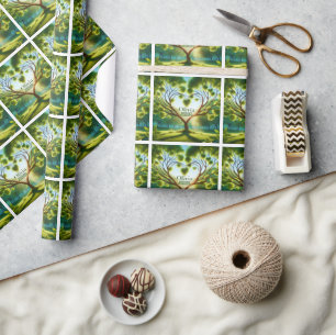 Inspirational Green Wrapping Paper