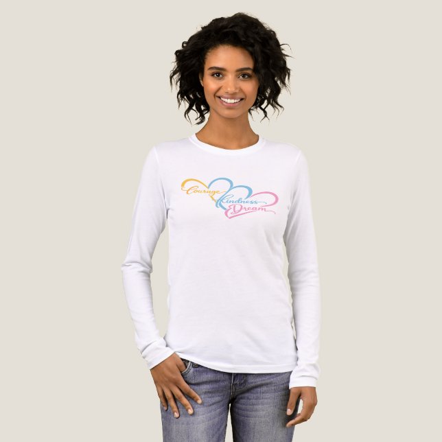  Inspirational Heart Graphic Tri-Blend Shirt (Front Full)