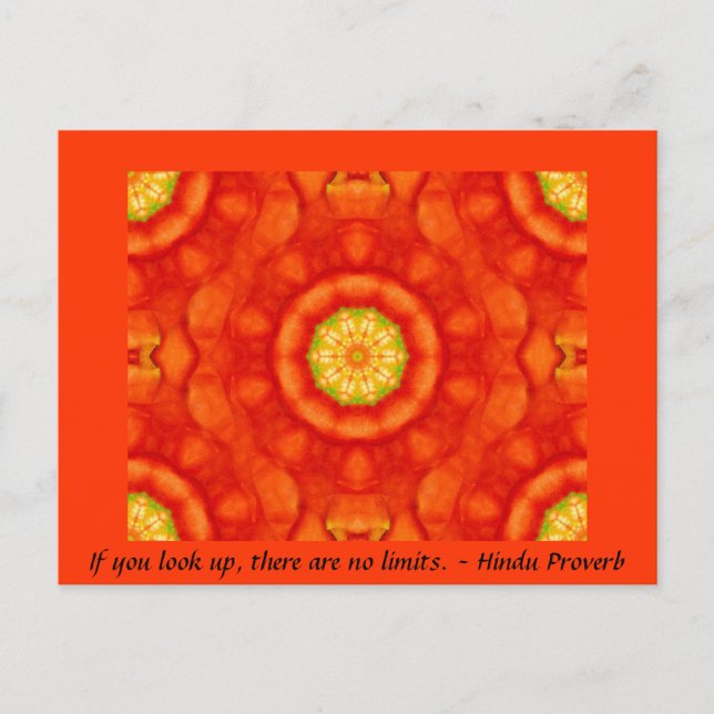 inspirational Hindu Proverb from India Postcard (Front)