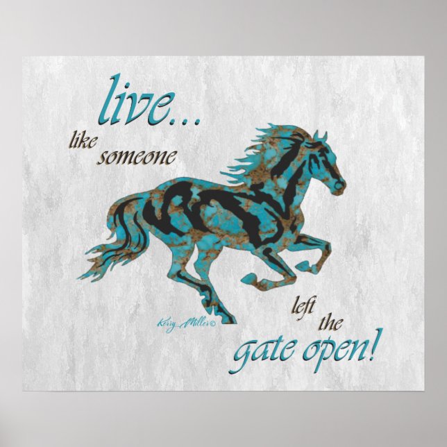 Inspirational Horse Poster (Front)