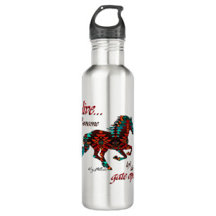 Inspirational Horse Stainless Steel Water Bottle