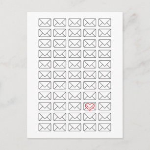 Inspirational I Love you note Postcard