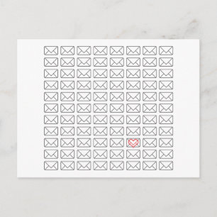 Inspirational I Love you note Postcard