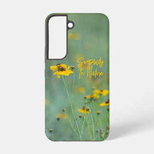Inspirational Isolated Yellow Wildflowers Photo Samsung Galaxy Case
