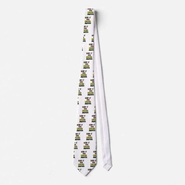 Inspirational "Keep It Real Hakuna Matata" Art Tie (Front)