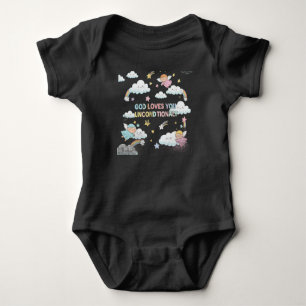 Inspirational kids clothing baby bodysuit