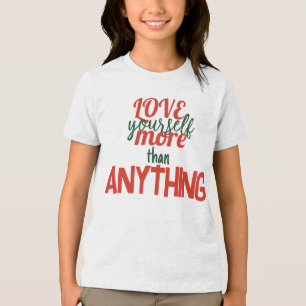 Inspirational Kids T-shirt Tri-Blend Shirt
