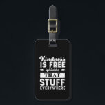 Inspirational Kindness Is Free Sprinkle Everywhere Luggage Tag<br><div class="desc">Kindness is free. Sprinkle that stuff everywhere. Inspirational and motivational quote design with positive sayings and life slogan. Cool vintage typography merchandise with empowering and uplifting message to boost your spirit. Spread good vibes, keep positive attitude and inspire others to be brave, strong, work hard, have faith, have courage, be...</div>