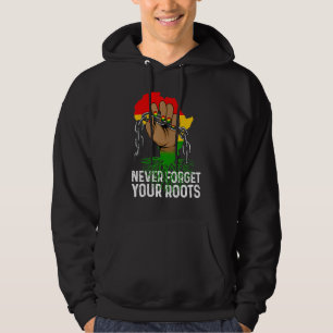 Inspirational Leaders Power Fist Hand Black Histor Hoodie