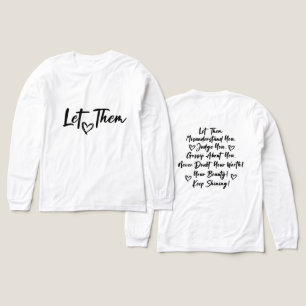 Inspirational Let Them Tri-Blend Shirt