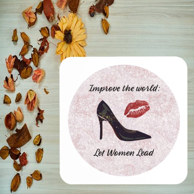 Inspirational Let Women Lead Coaster (Creator Uploaded)