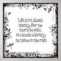 Inspirational Life Quote: Dancing in the Rain