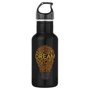 Inspirational Light Bulb 532 Ml Water Bottle