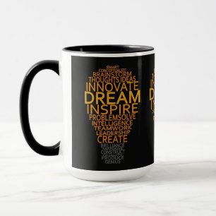 Inspirational Light Bulb custom mugs
