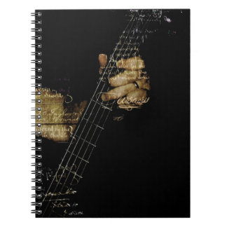 Inspirational Lyric Guitar Spiral Notebook