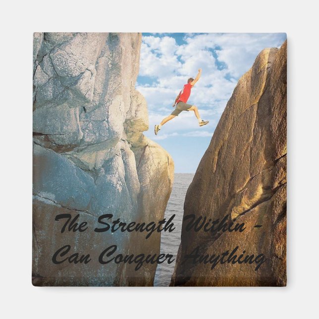 Inspirational Magnet - Strength - Customised (Front)