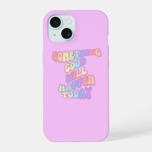 Inspirational, Manifestation, Pink, Preppy iPhone 15 Case