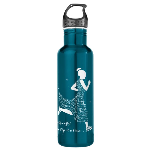Inspirational Masonic Gifts for Rainbow Girls 710 Ml Water Bottle (Front)