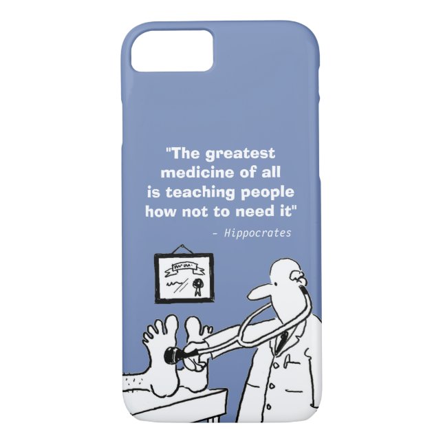 Inspirational Medical Quote and Funny Image Case-Mate iPhone Case (Back)