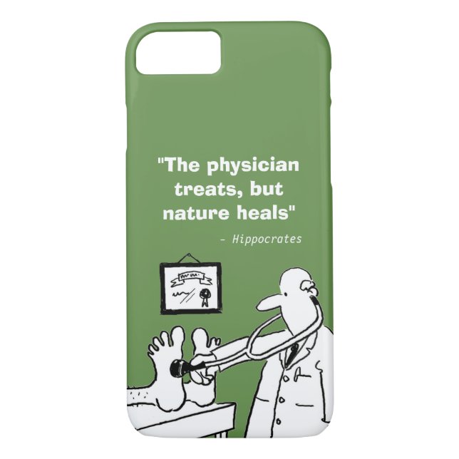 Inspirational Medical Quote and Funny Image Case-Mate iPhone Case (Back)