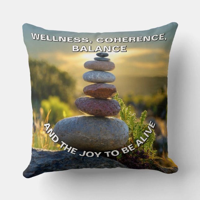 Inspirational, Meditative, Uplifting  Cushion (Back)
