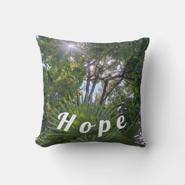 Inspirational message: "Hope" Cushion (Front)