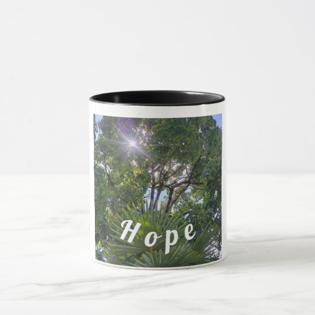 Inspirational message: "Hope" Mug (Center)