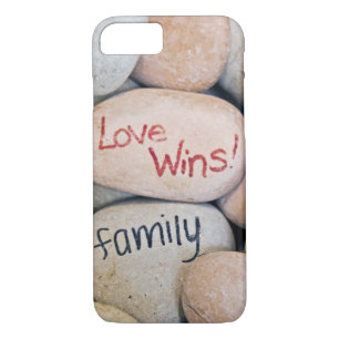 inspirational message on stones Case-Mate iPhone case