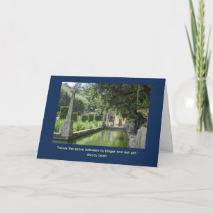 Inspirational Message Vizcaya Gardens Card