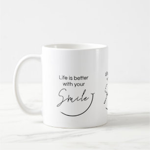 Inspirational Minimalist Typography Quote Gift Coffee Mug