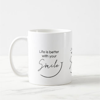 Inspirational Minimalist Typography Quote Gift Coffee Mug