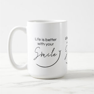 Inspirational Minimalist Typography Quote Gift Coffee Mug