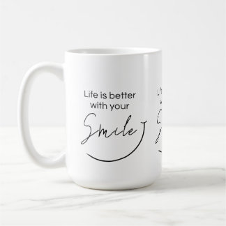 Inspirational Minimalist Typography Quote Gift Coffee Mug