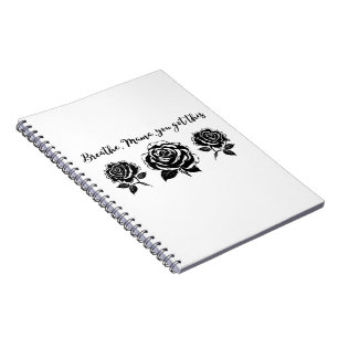 Inspirational Mom Life Quote Design Notebook