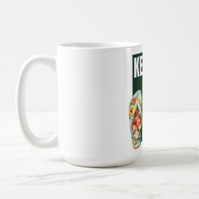 Inspirational Motivation Island Summer  Coffee Mug (Left)