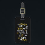 Inspirational Motivation Quote The Meaning Of Life Luggage Tag<br><div class="desc">Inspirational motivation quote to keep you inspired and motivate others around you. Beautiful saying about being kind to others, the act of giving, philanthropy, volunteering and helping those in needs. The meaning of life is to find your gift. The purpose of life is to give it away. Background colour can...</div>