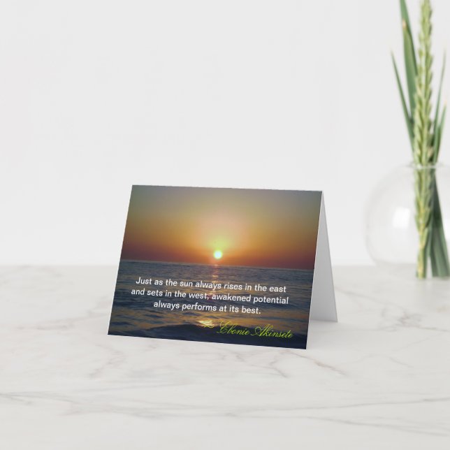 Inspirational / Motivational Blank Note Cards (Front)