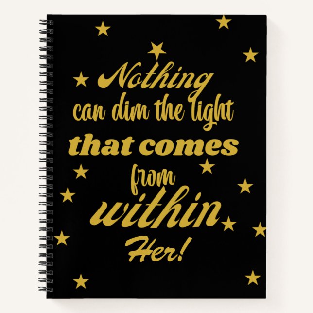  Inspirational Motivational Bullet Journal (Front)