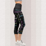 Inspirational Motivational CHOOSE COLOR Capri<br><div class="desc">CHOOSE YOUR BACKGROUND COLOR Inspirational and motivational fashion/yoga capri leggings! Printed edge to edge, with sayings you can personalise in grey and pastel yellow, blue, green, and purple. Sayings include "Enjoy Life", "believe", "Relax", "Be Happy", "reflect", "Persevere", and more - and you can easily personalise them! All Rights Reserved ©...</div>