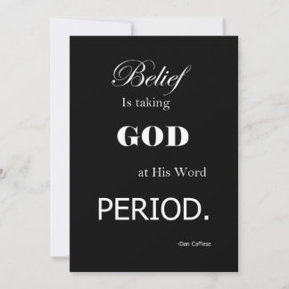 Inspirational motivational Christian Pastor Quote  Thank You Card